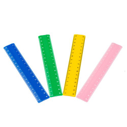 Vonalzó 16cm,-es, vegyes színek Nebulo Író- irodaszer, papíráru Nebulo