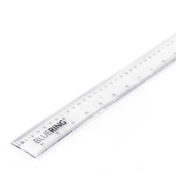 Vonalzó 50cm, műanyag Bluering® Író- irodaszer, papíráru Bluering