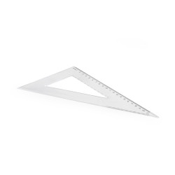 Vonalzó háromszög 60° 21cm, műanyag Író- irodaszer, papíráru Egyéb