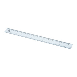 Vonalzó 30cm, kemény műanyag Bluering®