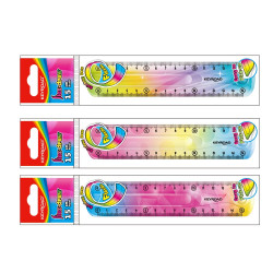 Vonalzó 15 cm, flexibilis Keyroad Flex Draw színátmenetes Író- irodaszer, papíráru Keyroad