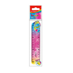 Vonalzó 15 cm, flexibilis Keyroad Flex Draw színátmenetes Író- irodaszer, papíráru Keyroad