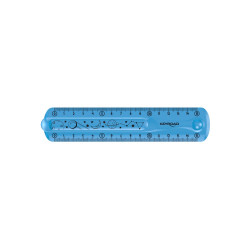 Vonalzó 15 cm, flexibilis Keyroad Flex Draw vegyes színek