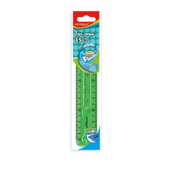 Vonalzó 15 cm, flexibilis Keyroad Flex Draw vegyes színek Író- irodaszer, papíráru Keyroad