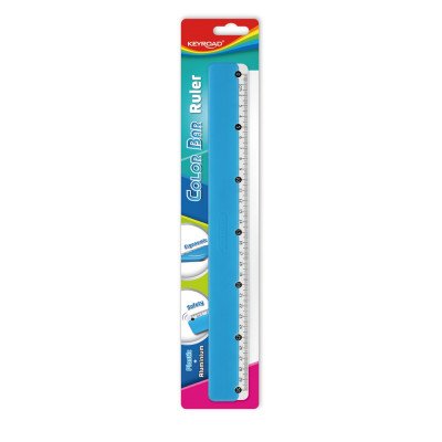 Vonalzó 30 cm, fém skálával Keyroad Colour Bar vegyes színek Vonalzó 30 cm, fém skálával Keyroad Colour Bar vegyes színek