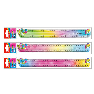 Vonalzó 30 cm, flexibilis Keyroad Flex Draw színátmenetes Vonalzó 30 cm, flexibilis Keyroad Flex Draw színátmenetes