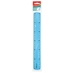 Vonalzó 30 cm, flexibilis Keyroad vegyes színek Író- irodaszer, papíráru Keyroad