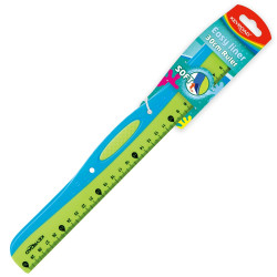 Vonalzó 30 cm, Keyroad EasyLiner vegyes színek Író- irodaszer, papíráru Keyroad