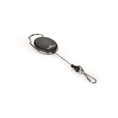 Névjegykártyatartó kihúzható karabineres, Durable with Snap Hook fekete Névjegykártyatartó kihúzható karabineres, Durable with Snap Hook fekete