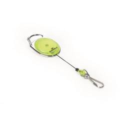 Névjegykártyatartó kihúzható karabineres, Durable with Snap Hook sárga Író- irodaszer, papíráru Durable