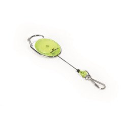 Névjegykártyatartó kihúzható karabineres, Durable with Snap Hook sárga Író- irodaszer, papíráru Durable
