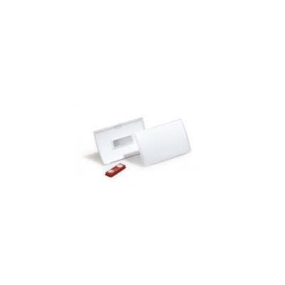 Névkitűző 54x90mm, mágnessel, 10 db/csomag, Durable Click Fold áttetsző Névkitűző 54x90mm, mágnessel, 10 db/csomag, Durable Click Fold áttetsző