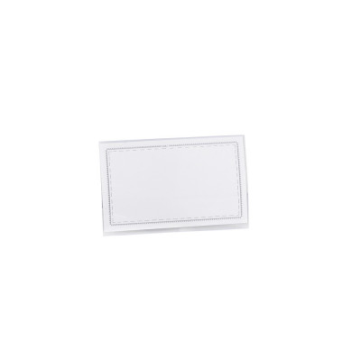 Névkitűző 90x56mm, biztosító tűvel és csiptetővel Bluering®