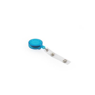 Névjegykitűzőhöz akasztós tartó, kék kihúzható kerek 60cm, zsinórral, patentos Bluering® Névjegykitűzőhöz akasztós tartó, kék kihúzható kerek 60cm, zsinórral, patentos Bluering®