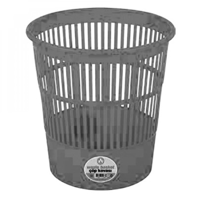 Papírkosár 16l, műanyag rácsos 315x305mm, Bluering® szürke