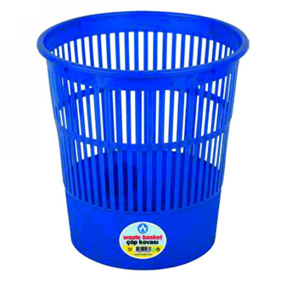 Papírkosár 16l, műanyag rácsos 315x305mm, Bluering® kék