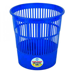 Papírkosár 16l, műanyag rácsos 315x305mm, Bluering® kék Író- irodaszer, papíráru Bluering