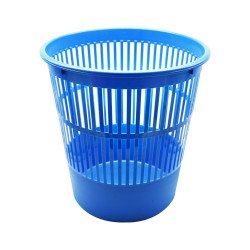 Papírkosár 16l, műanyag rácsos 315x305mm, Bluering® kék Író- irodaszer, papíráru Bluering