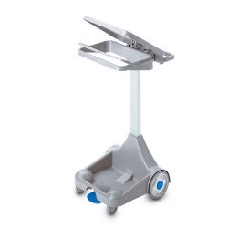 Hulladékgyűjtő kocsi fedeles pedállal 120 literes Író- irodaszer, papíráru Fix-Net