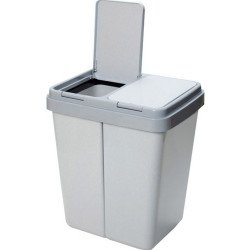 Szemetes kuka 2 x 25 literes műanyag szelektív DUO-BIN Író- irodaszer, papíráru Egyéb