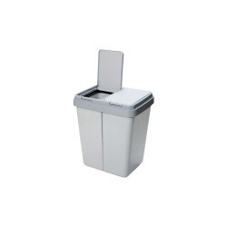 Szemetes kuka 2 x 25 literes műanyag szelektív DUO-BIN Író- irodaszer, papíráru Egyéb