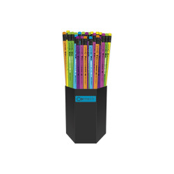 Grafitceruza HB, radíros, fluo színű test és radír, Connect 72 db/csomag, Író- irodaszer, papíráru Connect