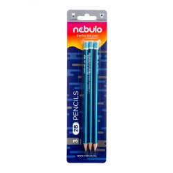 Grafitceruza 2B, 3 db-os, Nebulo Író- irodaszer, papíráru Nebulo