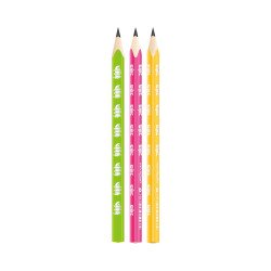Grafitceruza HB, háromszögletű 6 db/bliszter Keyroad Jumbo vegyes színek Író- irodaszer, papíráru Keyroad