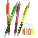 Nyomósirón 0,5mm, neon pink test, Rotring Tikky