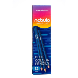 Színes ceruza, háromszög, Nebulo kék Író- irodaszer, papíráru Nebulo
