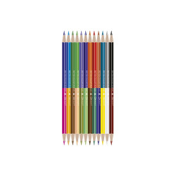 Színes ceruza készlet, kétvégű duocolor 12/24 szín Connect 24 klf. szín Író- irodaszer, papíráru Connect