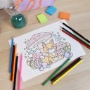 Színes ceruza készlet, hatszögletű Bluering® 12 klf. szín