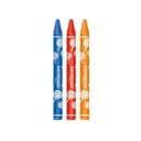 Zsírkréta készlet 8x90 mm 24 db/bliszter Keyroad Wax Crayon vegyes színek