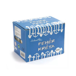 Táblakréta hengeres 100 db/doboz, fehér SchoolArt Író- irodaszer, papíráru SchoolArt