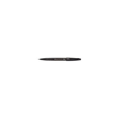 Ecsettoll, kalligrafikus hajlékony hegyű, Pentel SES15C-A fekete Ecsettoll, kalligrafikus hajlékony hegyű, Pentel SES15C-A fekete