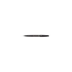 Ecsettoll, kalligrafikus hajlékony hegyű, Pentel SES15C-A fekete Író- irodaszer, papíráru Pentel