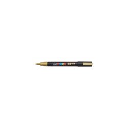 Dekormarker 0,9-1,3mm, PC-3M Uni Posca arany Író- irodaszer, papíráru Uni
