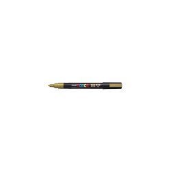 Dekormarker 0,9-1,3mm, PC-3M Uni Posca arany Író- irodaszer, papíráru Uni