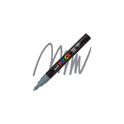 Dekormarker 0,9-1,3mm, PC-3M Uni Posca szürke Író- irodaszer, papíráru Uni