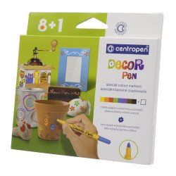 Dekormarker 1,5mm, Centropen 2738 7+2-es készlet, Író- irodaszer, papíráru Centropen
