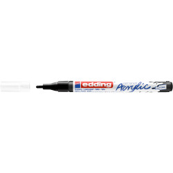 Akril marker 1-2mm, Edding 5300 fekete Író- irodaszer, papíráru EDDING