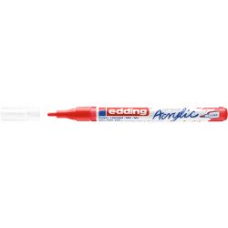 Akril marker 1-2mm, Edding 5300 piros Író- irodaszer, papíráru EDDING