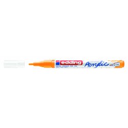Akril marker 1-2mm, Edding 5300 narancssárga Író- irodaszer, papíráru EDDING