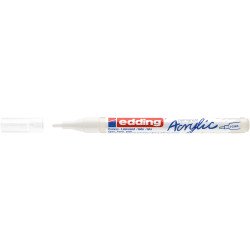 Akril marker 1-2mm, Edding 5300 fehér Író- irodaszer, papíráru EDDING