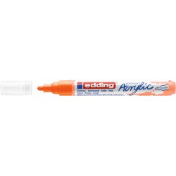 Akril marker 2-3mm, Edding 5100 neon narancssárga Író- irodaszer, papíráru EDDING