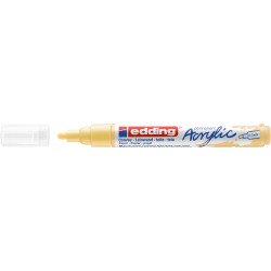 Akril marker 2-3mm, Edding 5100 pasztell sárga Író- irodaszer, papíráru EDDING