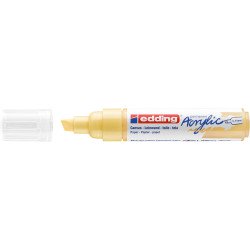 Akril marker 5-10mm, Edding 5000 pasztell sárga Író- irodaszer, papíráru EDDING