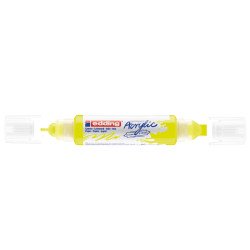 Akril marker 2-3mm, és 5-10mm, 3D kétvégű Edding 5400 neon sárga Író- irodaszer, papíráru EDDING
