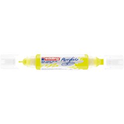 Akril marker 2-3mm, és 5-10mm, 3D kétvégű Edding 5400 neon sárga Író- irodaszer, papíráru EDDING