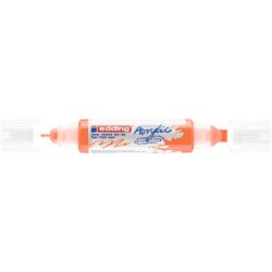 Akril marker 2-3mm, és 5-10mm, 3D Kétvégű Edding 5400 neon narancssárga Író- irodaszer, papíráru EDDING